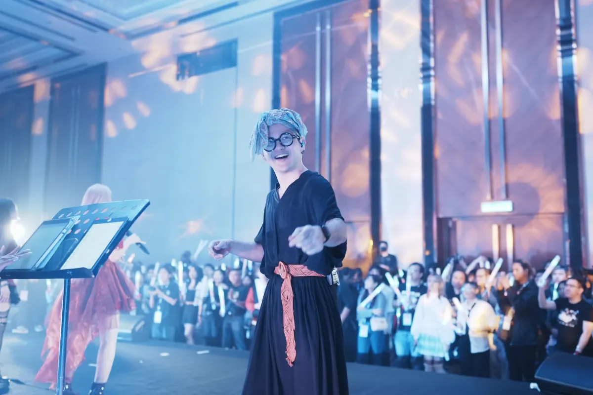 Cosplay competition stage